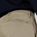 Pantaloni slim Borghese TINTA UNITA Terra - Fango - Foto 4