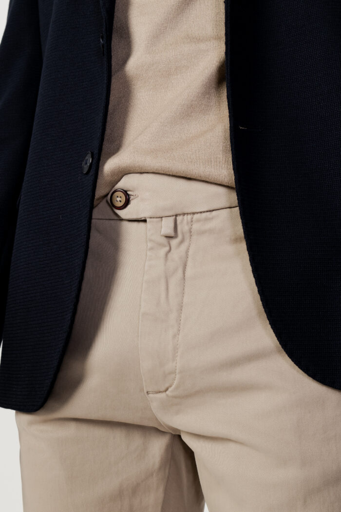 Pantaloni slim Borghese TWILL Beige – 99614