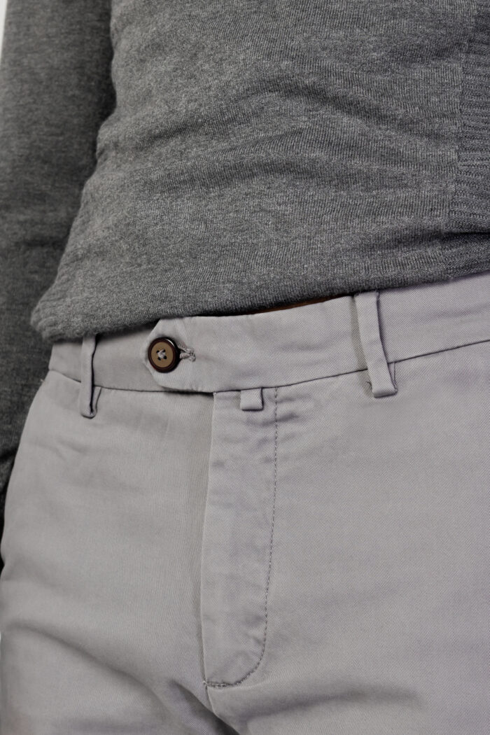 Pantaloni slim Borghese TWILL Grigio – 99614