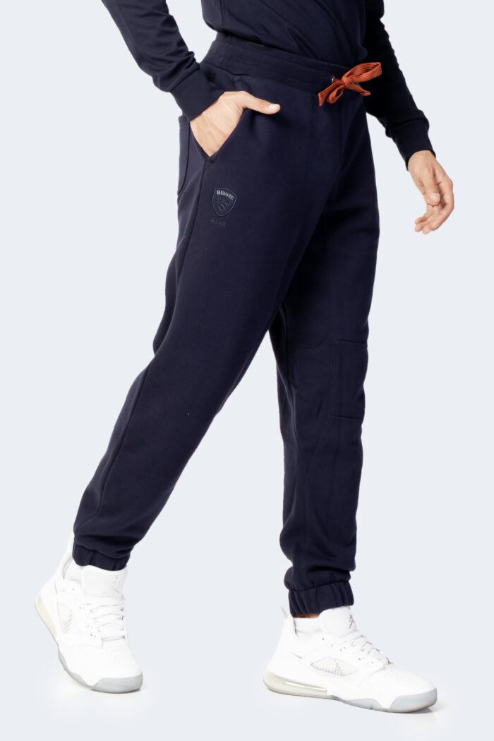 Pantaloni sportivi Blauer TINTA UNITA Blu – 99138