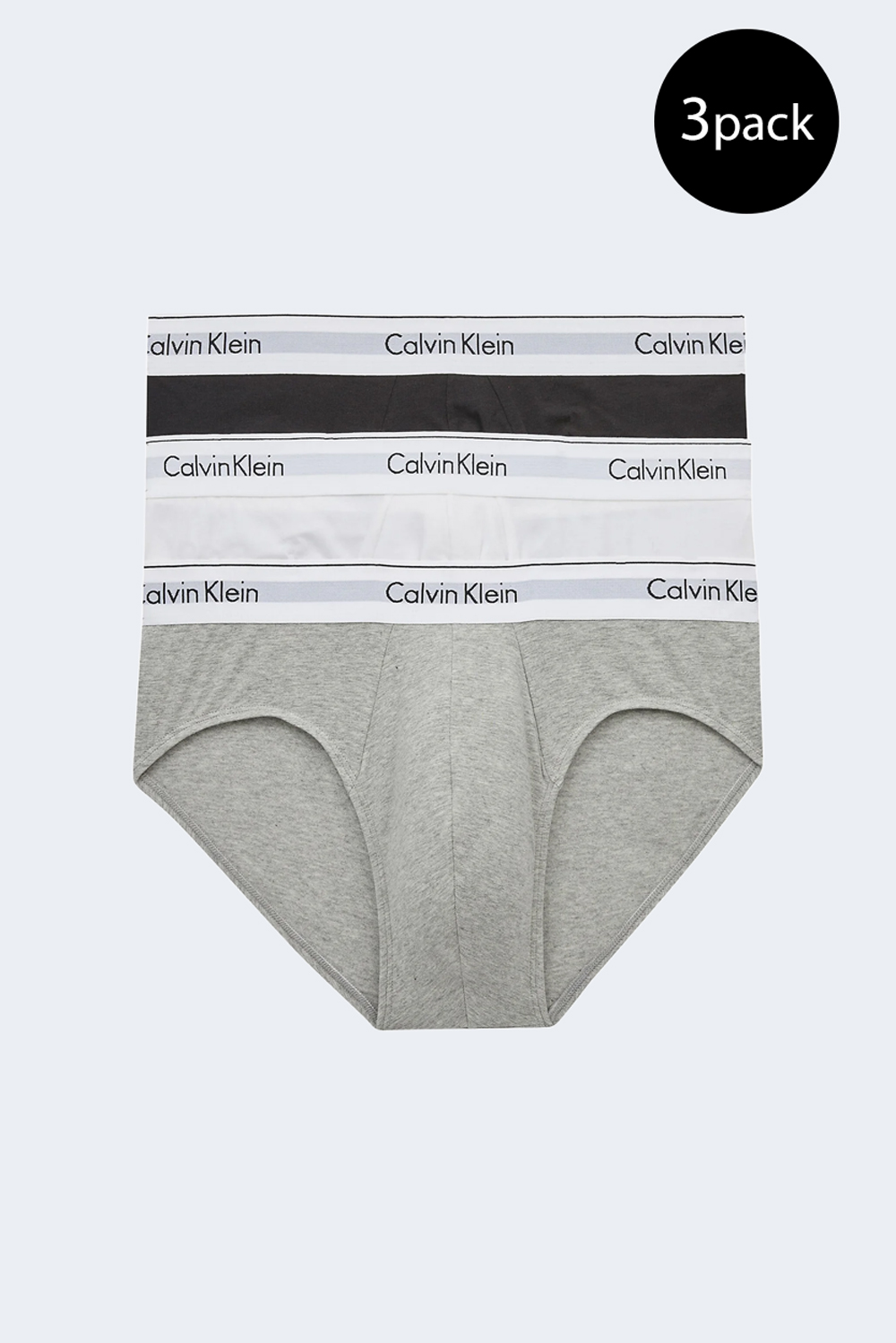 Slip Calvin Klein Underwear HIP BRIEF 3PK Bianco - Foto 1