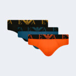 Slip Emporio Armani Underwear 3 PACK BRIEF Arancione - Foto 1