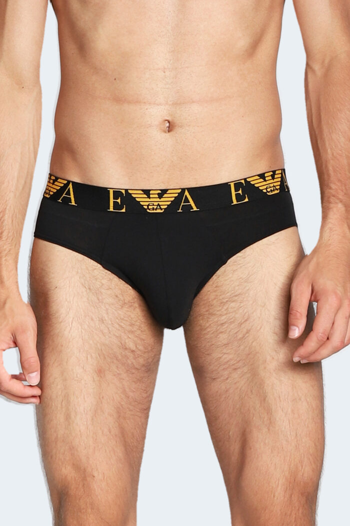 Slip Emporio Armani Underwear 3 PACK BRIEF Arancione – 97860