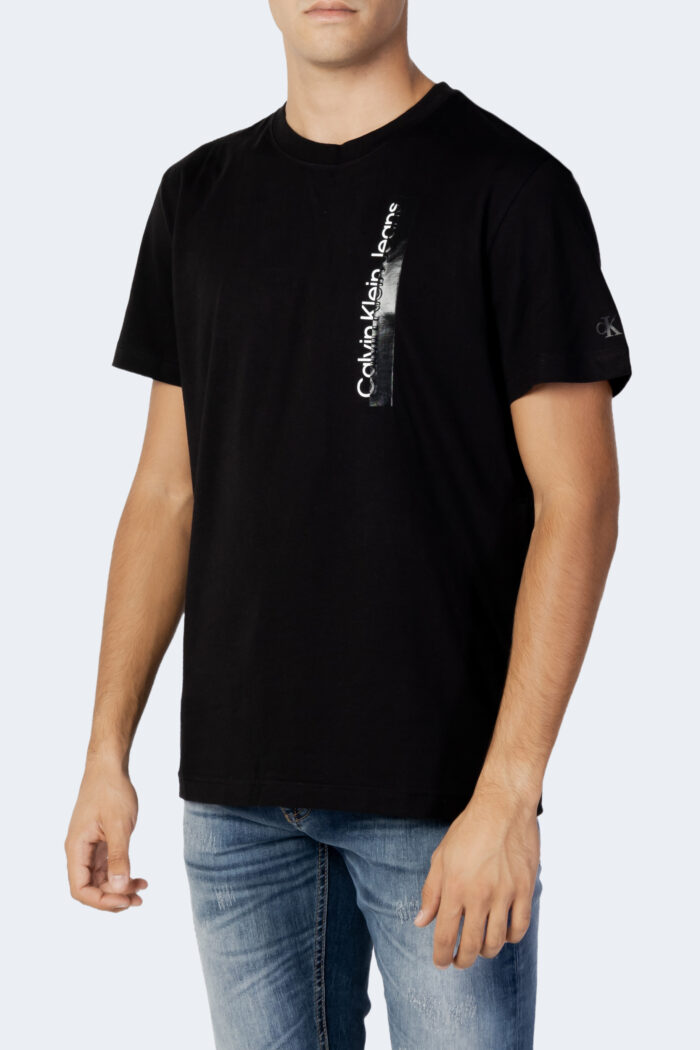 T-shirt Calvin Klein INSTITUTIONAL SHINE Nero – 91879