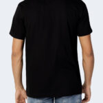 T-shirt Calvin Klein Jeans INSTITUTIONAL SHINE Nero - Foto 3