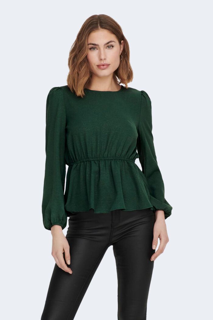 Bluse manica lunga Only DAR Verde Scuro – 77466