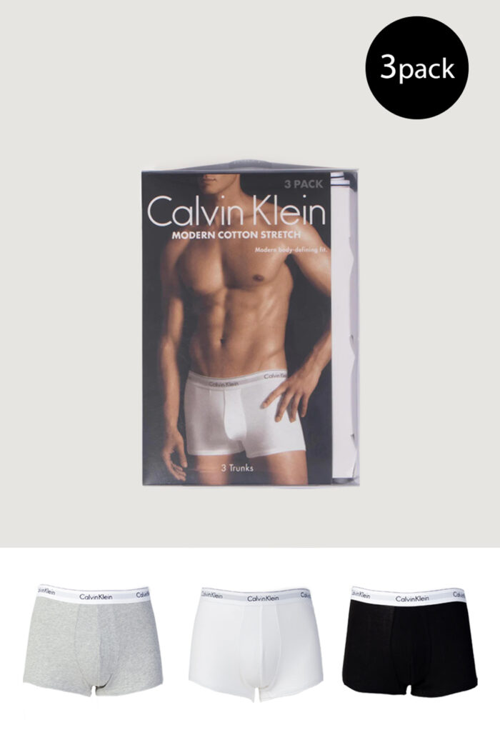 Boxer Calvin Klein Underwear TRUNK 3PK Grigio – 99526