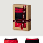 Boxer Calvin Klein Underwear TRUNK 2PK STAR LOGO PRINT Nero - Foto 1