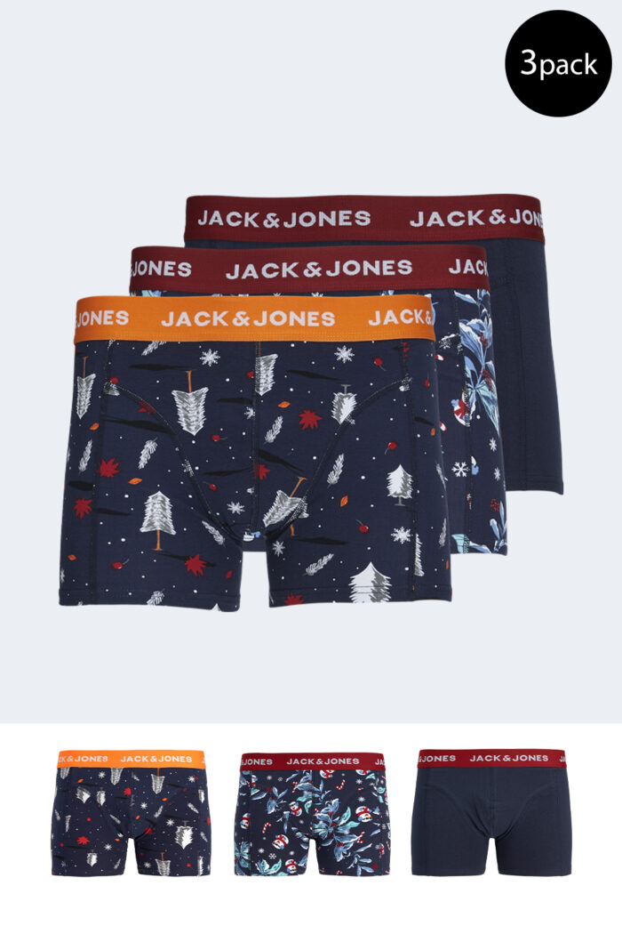 Boxer Jack Jones JACSNOWMAN TRUNKS 3 PACK Blu – 91125