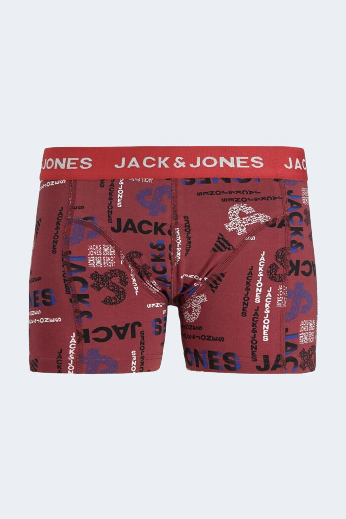 Boxer Jack Jones JACMOIZ LOGO TRUNK 3 PACK Rosso – 91114