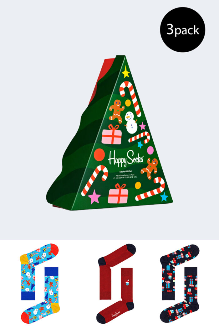 Calzini Happy Socks PACK DECORATION TIME GIFT SET Celeste – 101116