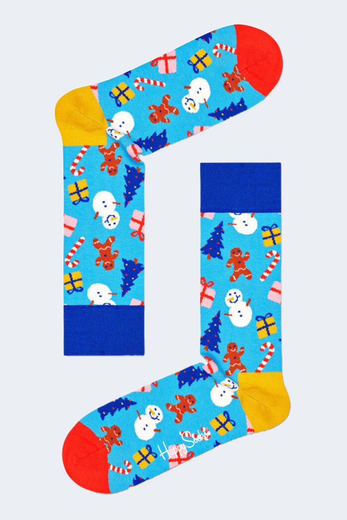Calzini Happy Socks PACK DECORATION TIME GIFT SET Celeste – 101116