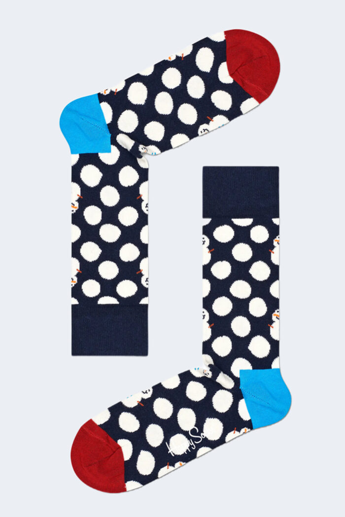 Calzini Lunghi Happy Socks BIG DOT SNOWMAN GIFT BOX Blu – 101113