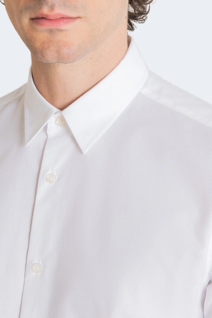 Camicia manica lunga Antony Morato TESSUTO LAVORATO Bianco – 95818