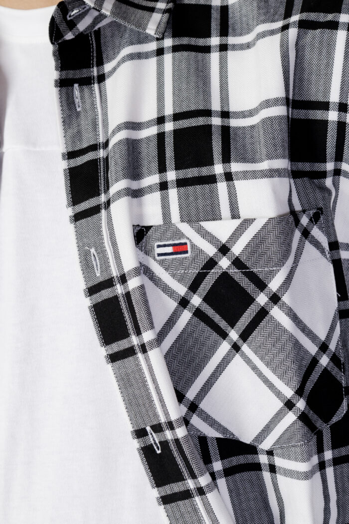 Camicia manica lunga Tommy Hilfiger TJM CHECK FLANNEL SH Black-White – 91463