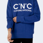 Felpa senza cappuccio CNC Costume National LOGO Blu - Foto 1