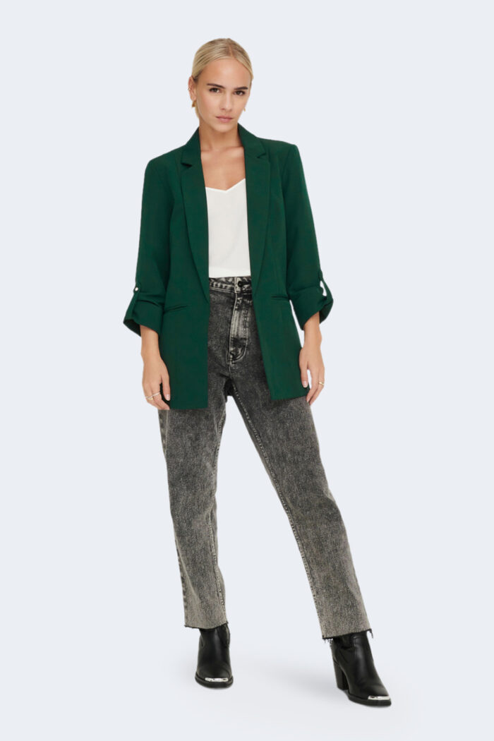 Giacca Only ONLKAYLE-ORLEEN 3/4 BLAZER CC TLR Verde Scuro – 80769