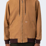 Giacchetto Dickies DICKIES HOODED DUCK CANVAS JACKET STONE WASHED Marrone - Foto 1