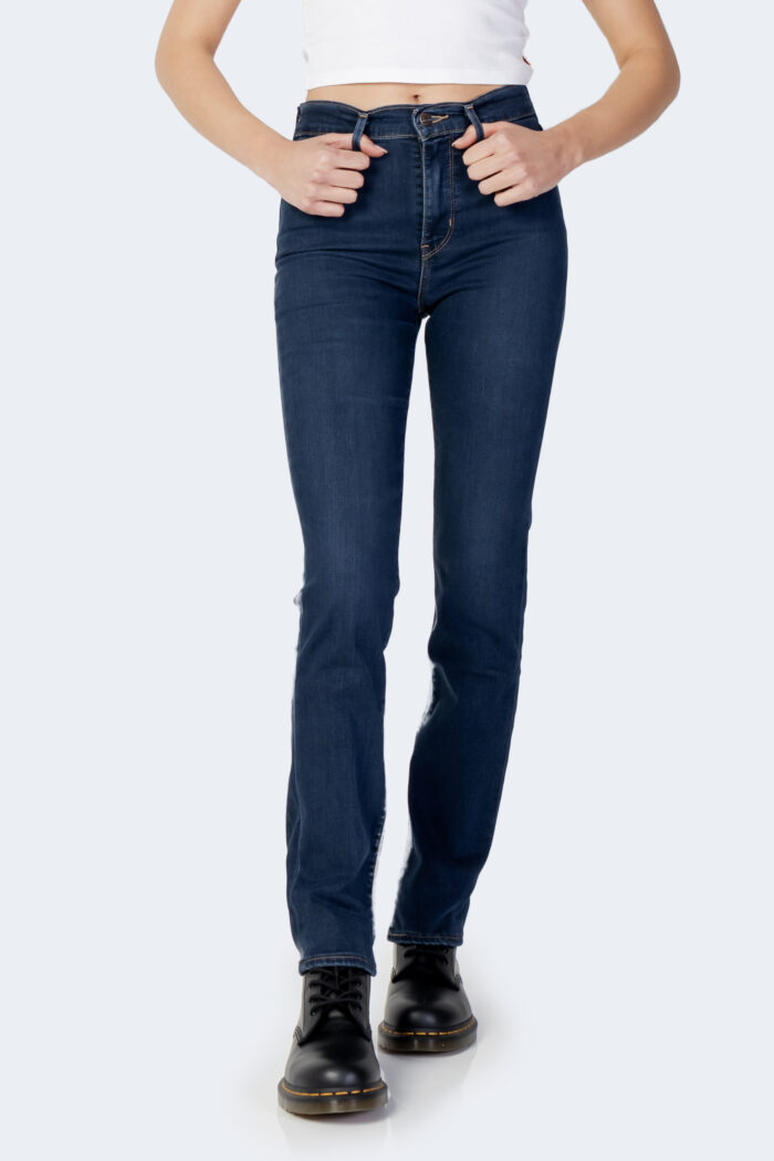 Jeans slim Levi’s® 724 HIGH RISE STRAIGHT Denim scuro – 101211