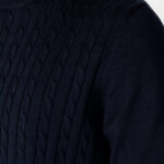 Maglia Selected SLHAIKO LS KNIT CABLE CREW NECK B Blu - Foto 2