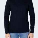 Maglia Selected SLHAIKO LS KNIT CABLE CREW NECK B Blu - Foto 4