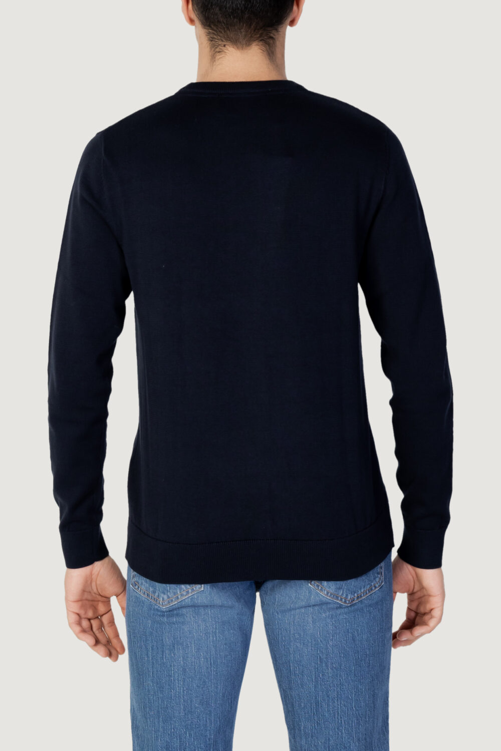 Maglia Selected SLHAIKO LS KNIT CABLE CREW NECK B Blu - Foto 5