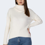 Maglione Only ONLKATIA LS COWLNECK PULLOVER NCA KNT Panna - Foto 3