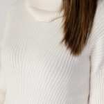 Maglione Only ONLKATIA LS COWLNECK PULLOVER NCA KNT Panna - Foto 4