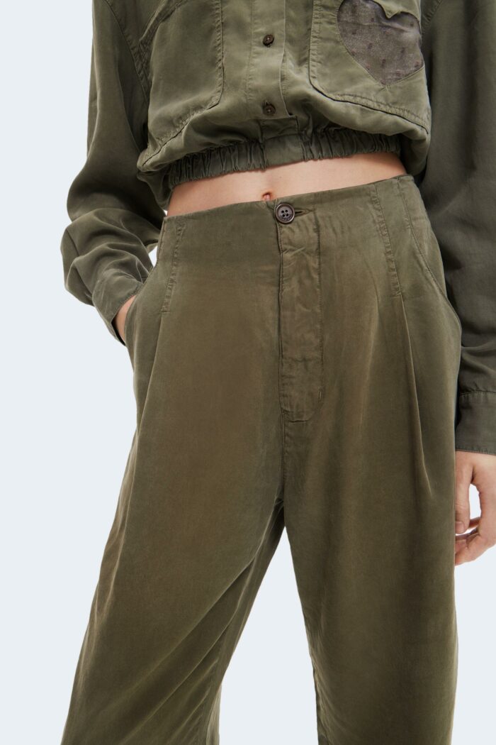 Pantaloni Desigual SOLID Verde – 92758