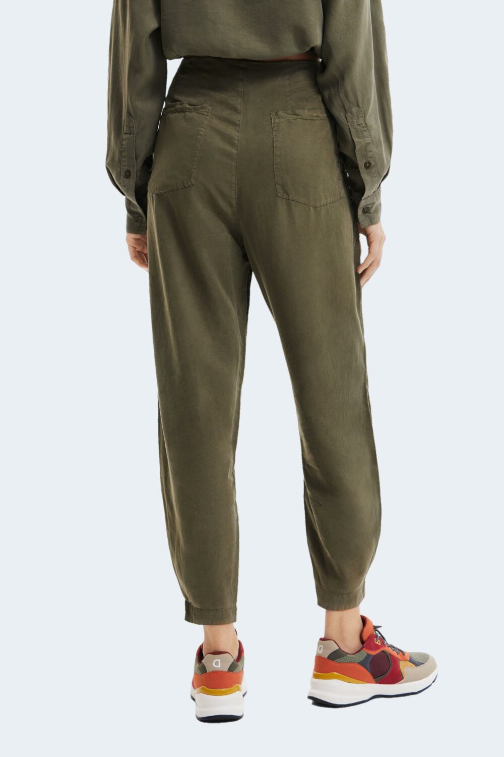 Pantaloni Desigual SOLID Verde - Foto 3