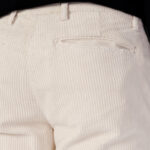 Pantaloni Borghese VELLUTO Beige chiaro - Foto 4