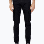 Pantaloni skinny Calvin Klein Jeans SKINNY WASHED CARGO Nero - Foto 5