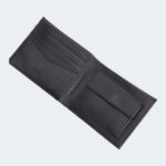 Portafoglio con portamonete Calvin Klein Jeans MONOGRAM SOFT BIFOLD W/COIN Nero - Foto 3