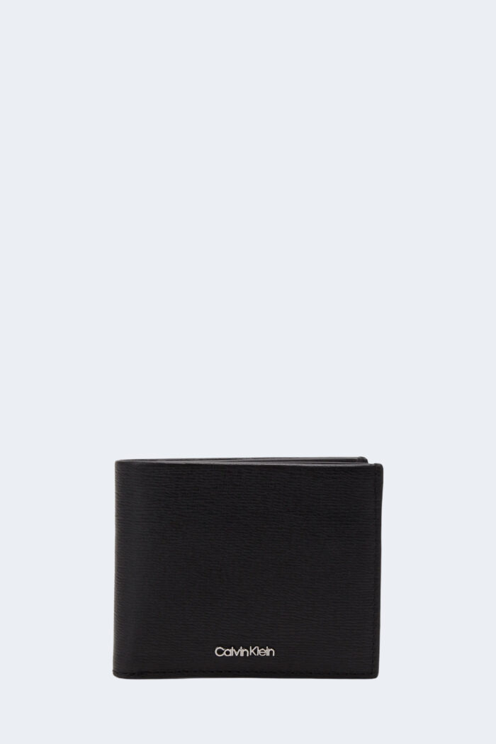 Portafoglio con portamonete Calvin Klein MEDIAN BIFOLD 5CC W/COIN Nero – 102377
