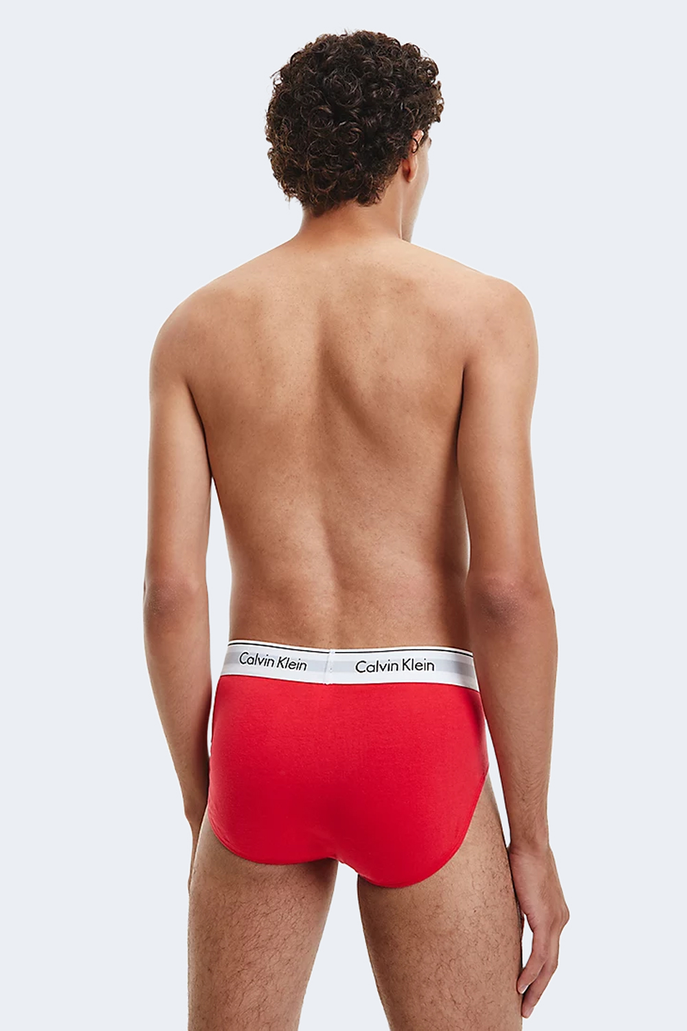 Slip Calvin Klein Underwear HIP BRIEF 3PK LEGION Rosso - Foto 3