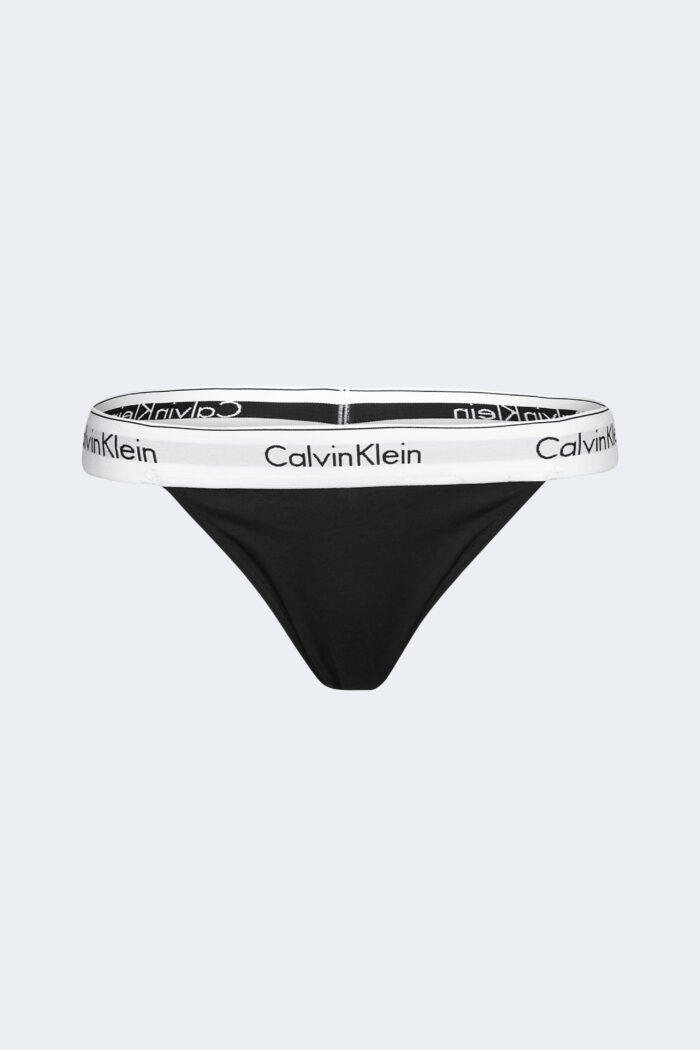 Slip e perizoma Calvin Klein Underwear STRING THONG Nero – 101179