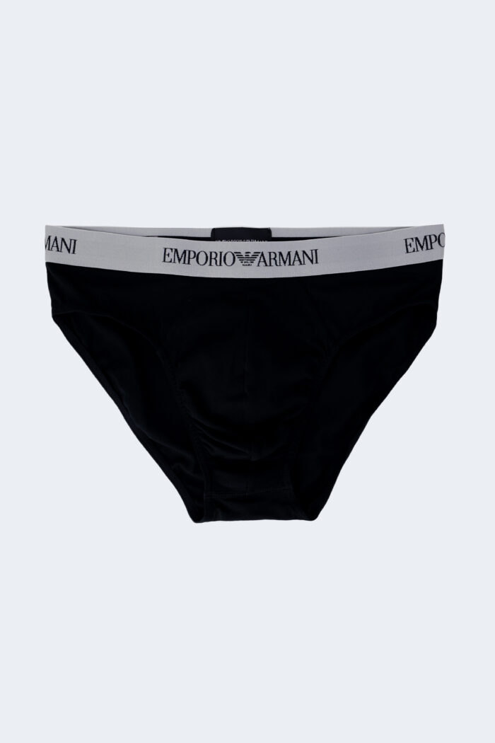 Slip Emporio Armani Underwear 3-PACK BRIEF Nero