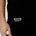 T-shirt Moschino Underwear TINTA UNITA Nero - Foto 5