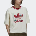 T-shirt Adidas LOOSE T-SHIRT Panna - Foto 1