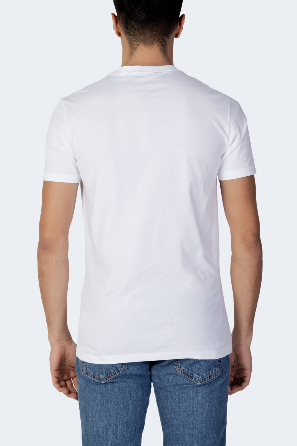 T-shirt Calvin Klein Jeans CK INSTITUTIONAL TEE Bianco - Foto 3