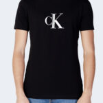 T-shirt Calvin Klein Jeans CK INSTITUTIONAL TEE Nero - Foto 1