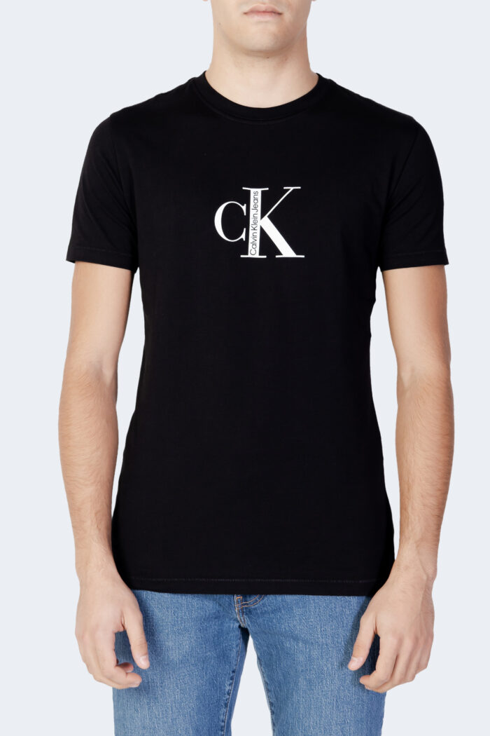 T-shirt Calvin Klein CK INSTITUTIONAL TEE Nero – 91412
