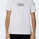 T-shirt CNC Costume National LOGO Bianco - Foto 1