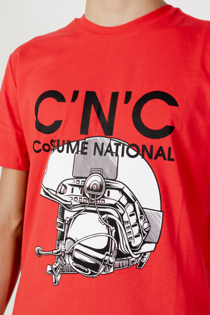 T-shirt Cnc Costume National CASCO Rosso – 101061