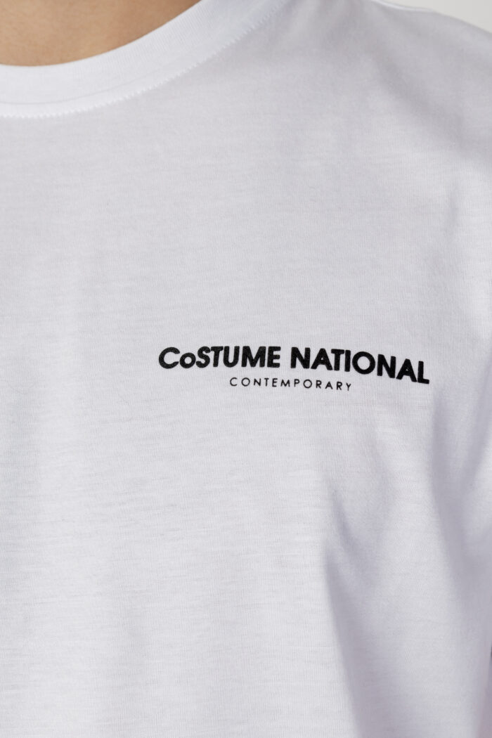 T-shirt Costume National LOGO Bianco – 101090