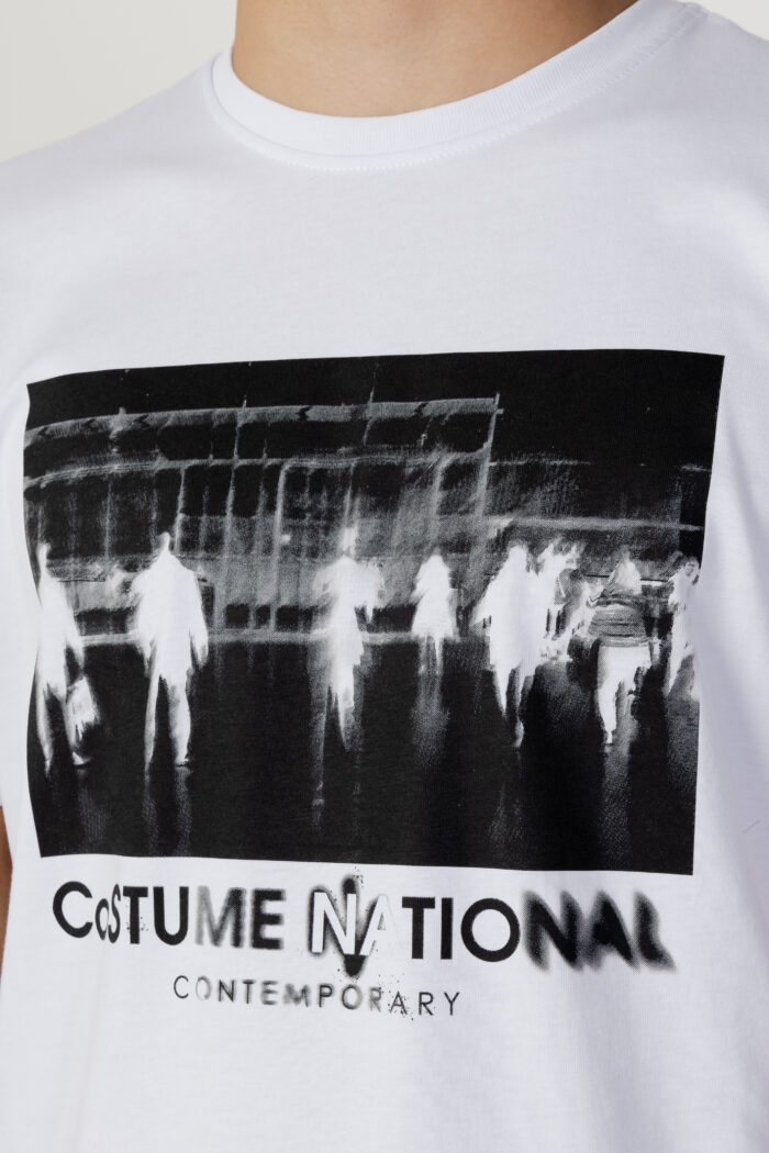 T-shirt Costume National STAMPA Bianco – 101094