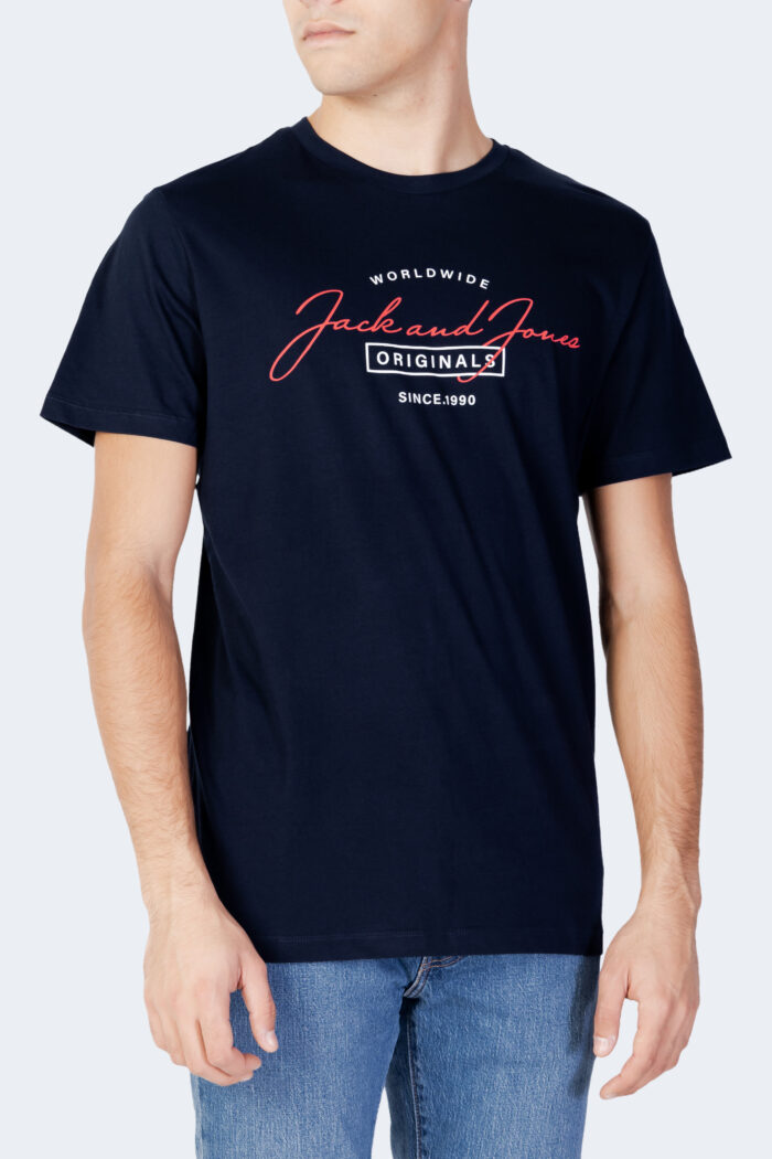 T-shirt Jack Jones JORFERRY TEE SS CREW NECK  FST Blu – 91161