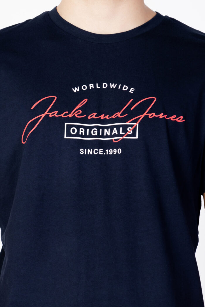 T-shirt Jack Jones JORFERRY TEE SS CREW NECK  FST Blu – 91161