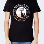 T-shirt Jack Jones JCOISIAH TEE SS CREW NECK FST Nero - Foto 1