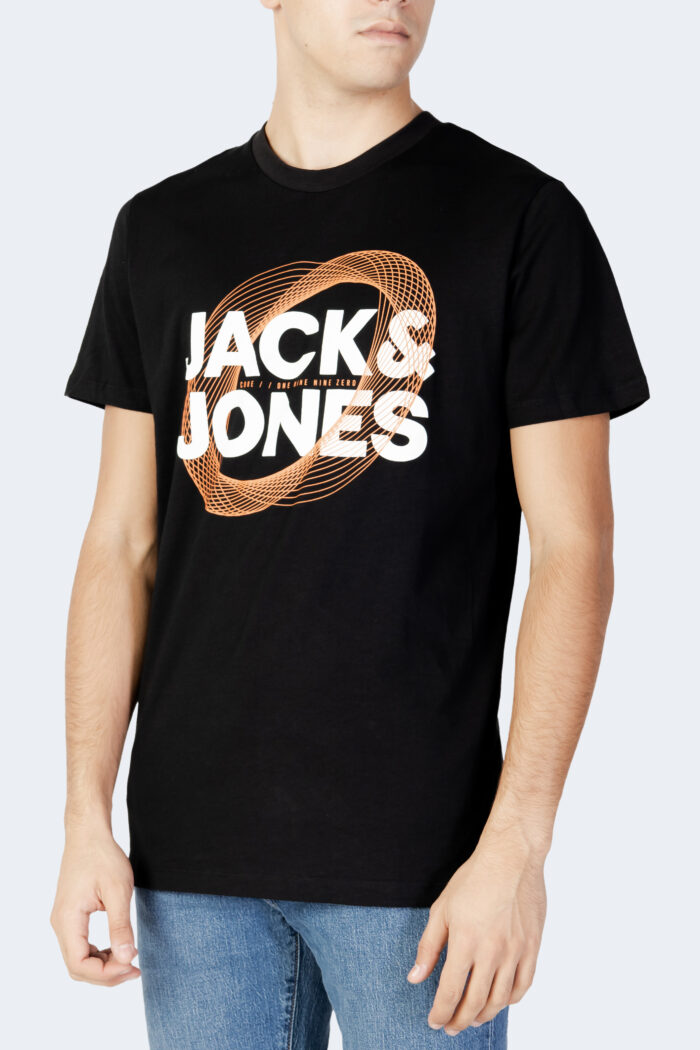 T-shirt Jack Jones JCOLUCA TEE SS CREW NECK FST Nero – 91158